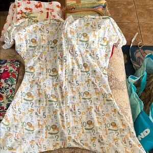 Sleeping Baby Flying Squirrel PJs 2T-3T Zoo Counting Print